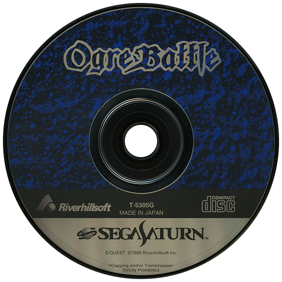 Densetsu no Ogre Battle box art for Sega Saturn